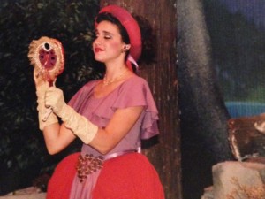 This is me (age 17) as the Wicked Stepmother in "Snow White"